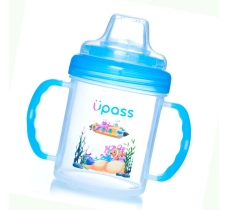 Cốc tập uống hai tay cầm đầu mềm Upass UP0737YH 200ml