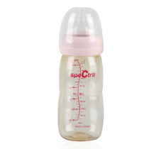 BÌNH SỮA PESU CỔ RỘNG SPECTRA 260ML (CÓ NÚM TI SIZE M/L/XL)