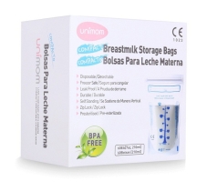 Túi đựng sữa mẹ (trữ sữa mẹ) Unimom tiêu chuẩn Standard không có BPA 210ml (60túi/hộp)