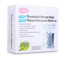 Hộp túi đựng sữa mẹ (trữ sữa mẹ) Unimom Compact không có BPA 210ml (30 túi/hộp)