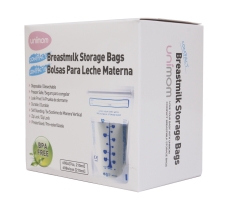 TÚI ĐỰNG SỮA MẸ (TRỮ SỮA MẸ) UNIMOM TIÊU CHUẨN STANDARD KHÔNG CÓ BPA 210ML (60 TÚI/HỘP)
