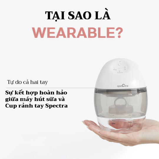 MÁY HÚT SỮA KHÔNG DÂY SPECTRA WEARABLE