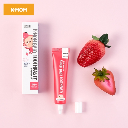 KEM ĐÁNH RĂNG TRẺ EM KHÔNG CHỨA FLOURIDE K-MOM 6-36M (30G)