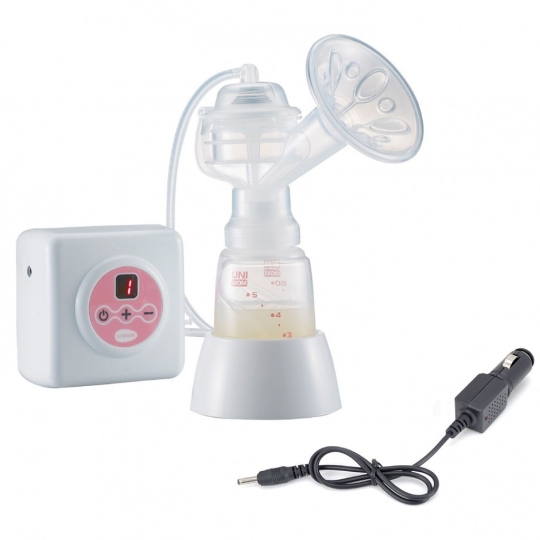 Máy hút sữa điện đơn - có matxa silicon Allegro# Unimom UM880107 (kèm sạc pin trên ô tô)