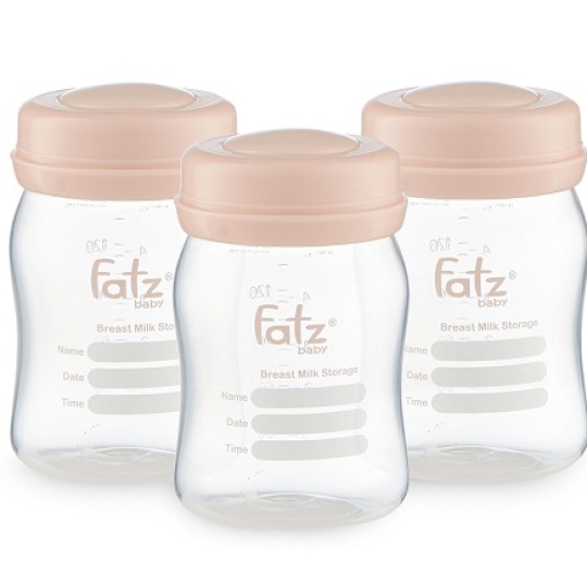 Bình trữ sữa 150ml (bộ 3 bình) Fatzbaby FB0120NH