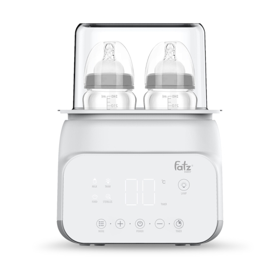MÁY HÂM SỮA TIỆT TRÙNG ĐIỆN TỬ 2 BÌNH DUO 4 FATZBABY FB3095MX