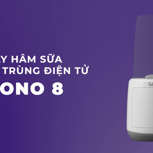 MÁY HÂM SỮA & TIỆT TRÙNG ĐIÊN TỬ - MONO 8 - FATZBABY FB3011TN