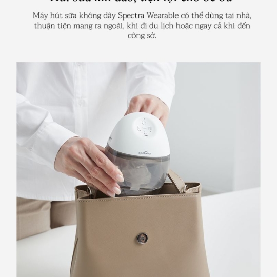 MÁY HÚT SỮA KHÔNG DÂY SPECTRA WEARABLE