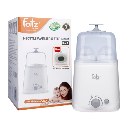 MÁY HÂM SỮA HAI BÌNH CỔ RỘNG DOU 1 FATZ BABY FB3012SL