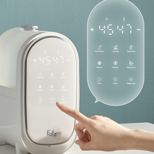 MÁY HÂM SỮA TIỆT TRÙNG ĐIỆN TỬ 2 BÌNH - DUO 6 - FATZBABY FB3090CY