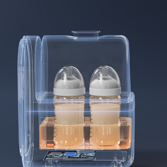 MÁY HÂM SỮA TIỆT TRÙNG ĐIỆN TỬ 2 BÌNH - DUO 6 - FATZBABY FB3090CY