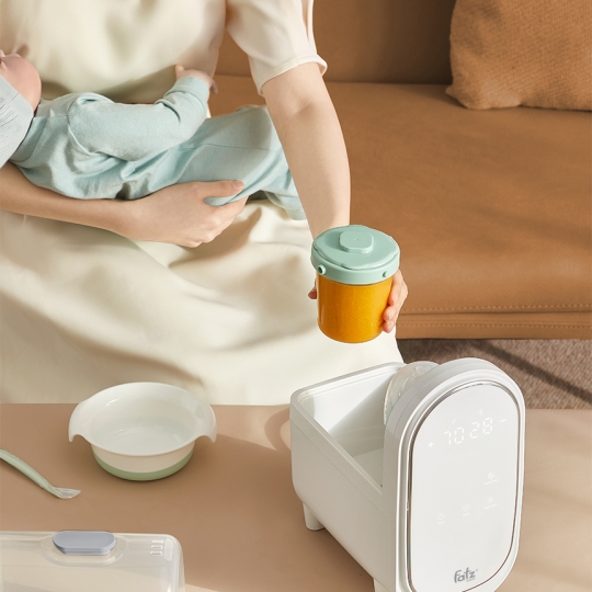 MÁY HÂM SỮA TIỆT TRÙNG ĐIỆN TỬ 2 BÌNH - DUO 6 - FATZBABY FB3090CY