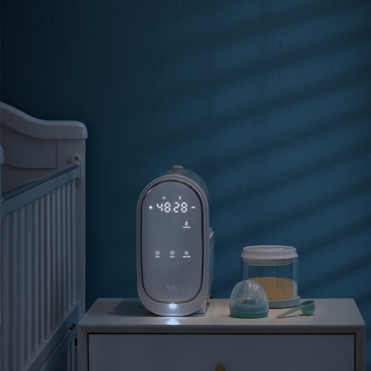 MÁY HÂM SỮA TIỆT TRÙNG ĐIỆN TỬ 2 BÌNH - DUO 6 - FATZBABY FB3090CY