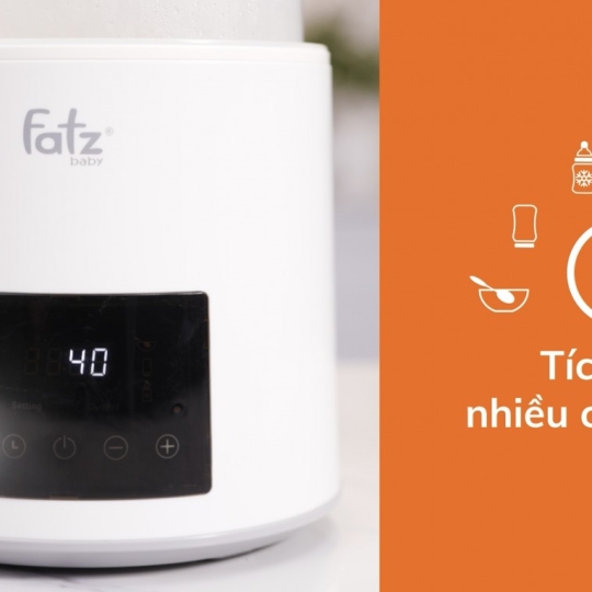 MÁY HÂM SỮA TIỆT TRÙNG ĐIỆN TỬ 4 BÌNH - QUATRO 1 - FATZBABY FB3015CY
