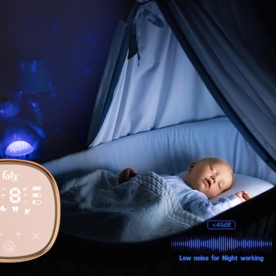 MÁY HÚT SỮA ĐIỆN ĐÔI RESONANCE 4 FATZBABY FB1182VNH - MÀN HÌNH MÀU HỒNG