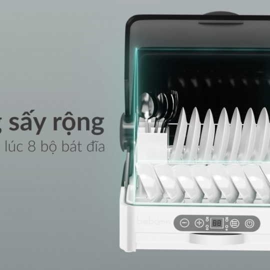 MÁY SẤY BÁT ĐĨA CÓ CHỨC NĂNG DIỆT KHUẨN BẰNG TÍA UVC - 35L - BEBORN - Z215BB