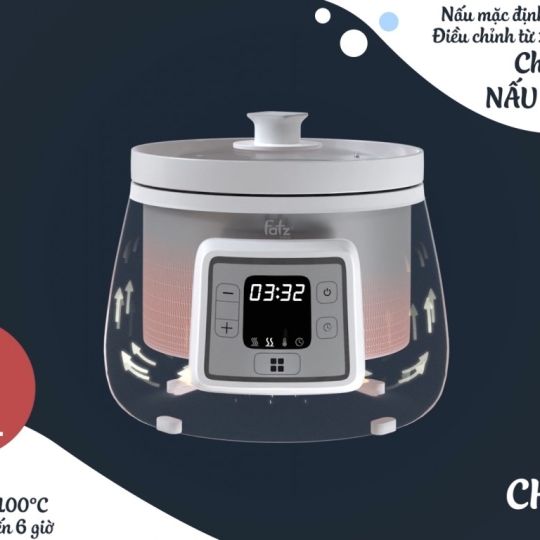 NỒI NẤU CHẬM THÔNG MINH 1.5L- SLOW 6 - FB9106SJ