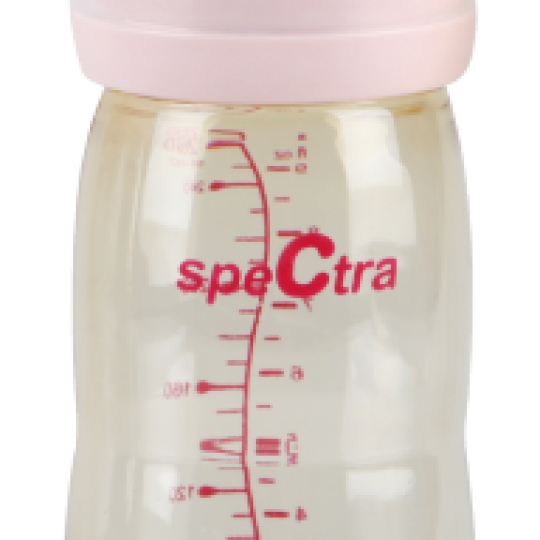 BÌNH SỮA PESU CỔ RỘNG SPECTRA 260ML (CÓ NÚM TI SIZE M/L/XL)