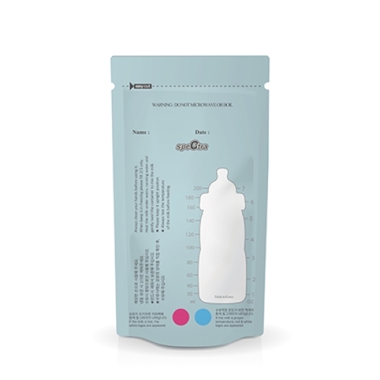TÚI TRỮ SỮA SPECTRA CẢM ỨNG NHIỆT 200ML (30 TÚI/HỘP)